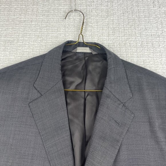 J.P. Tilford Samuelsohn x Harry Rosen charcoal gray Sport Blazer Jacket 44R READ - Picture 7 of 16